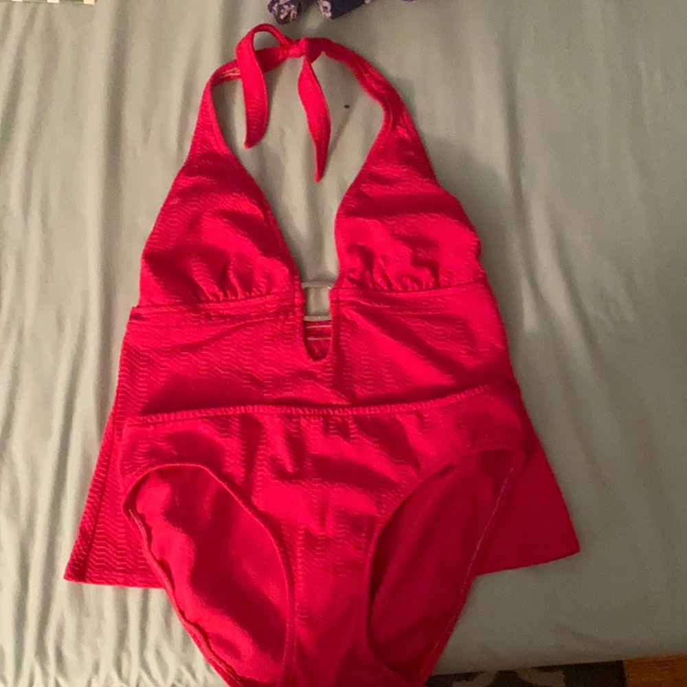 DKNY TANKINI- hot pink